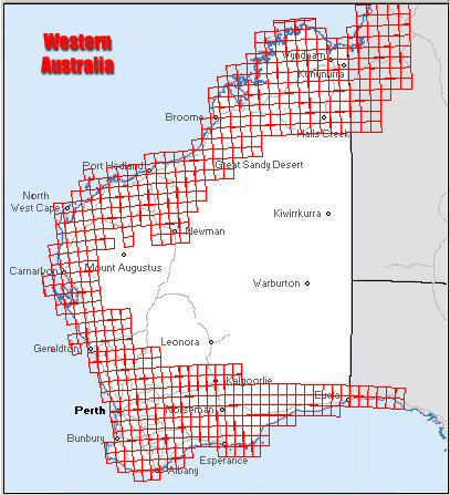 Map Of Australia For Oziexplorer